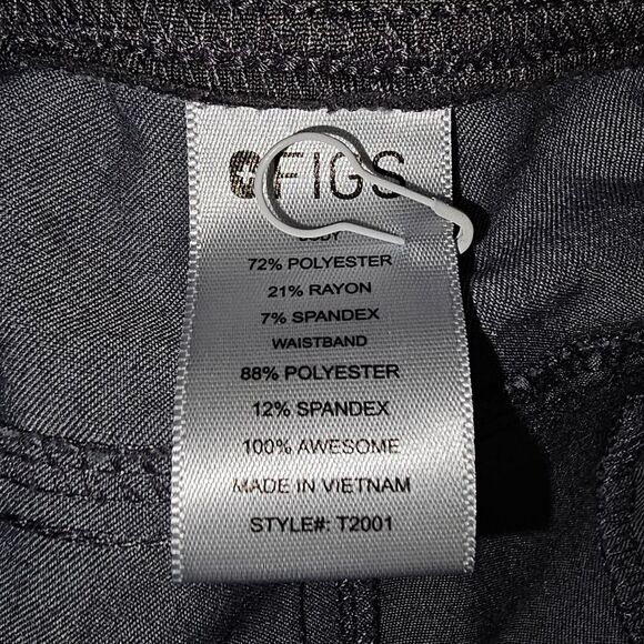 Figs Mens Gray Axim Cargo Scrub Pants‎ Large - Picture 3 of 4